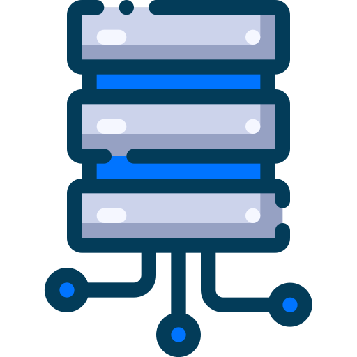 Server Generic Outline Color icon