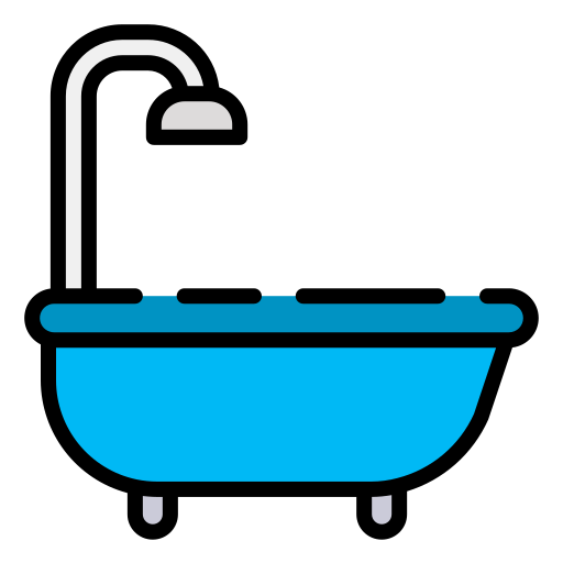 목욕 Good Ware Lineal Color icon