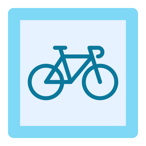 estacionamiento de bicicletas Good Ware Flat icono