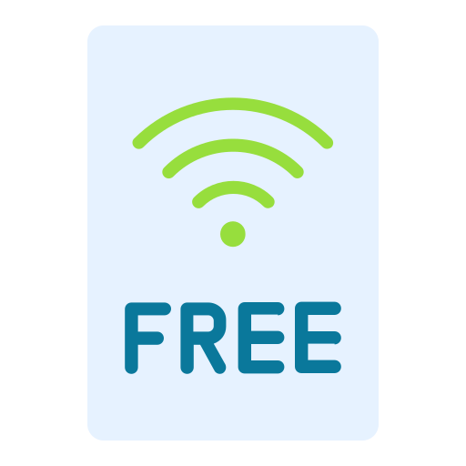 gratis wifi Good Ware Flat icon