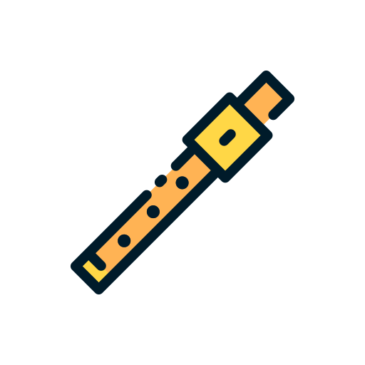 flauta Good Ware Lineal Color icono