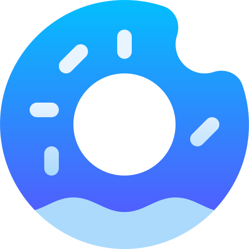 rosquilla Basic Gradient Gradient icono