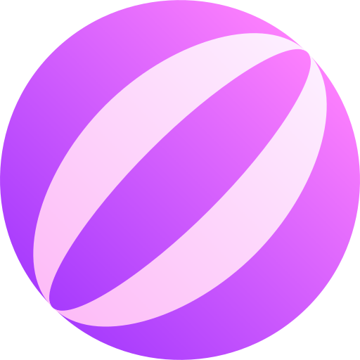 pelota de playa Basic Gradient Gradient icono