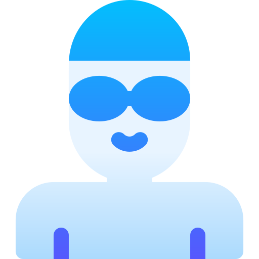 nadador Basic Gradient Gradient icono