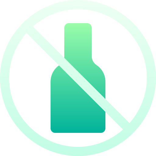 no alcohol Basic Gradient Gradient icono