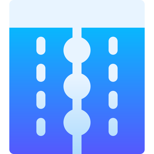 carriles de natación Basic Gradient Gradient icono
