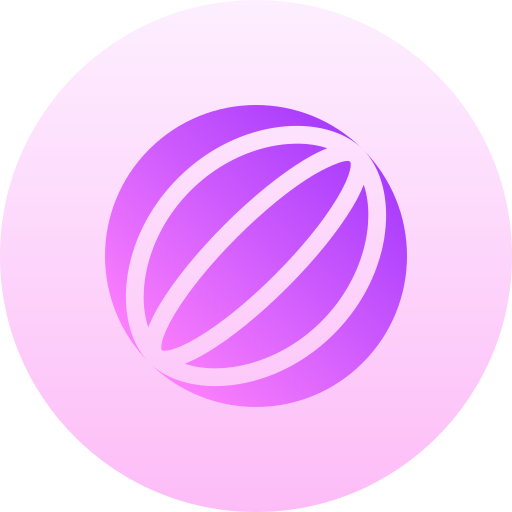 pelota de playa Basic Gradient Circular icono