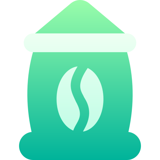 コーヒー豆 Basic Gradient Gradient icon