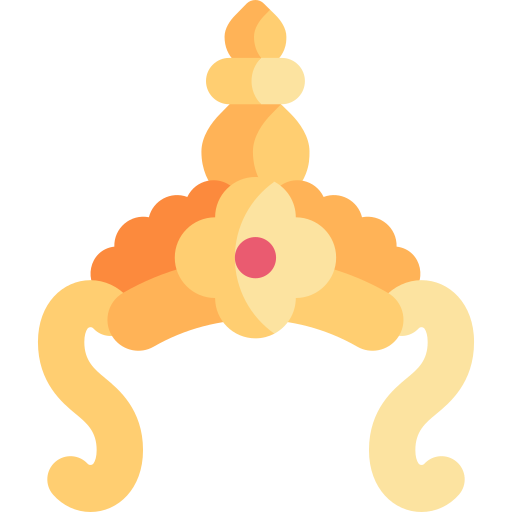 Корона Kawaii Flat иконка