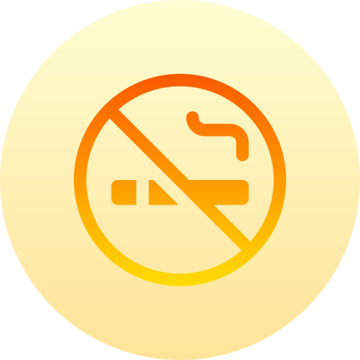 vietato fumare Basic Gradient Circular icona