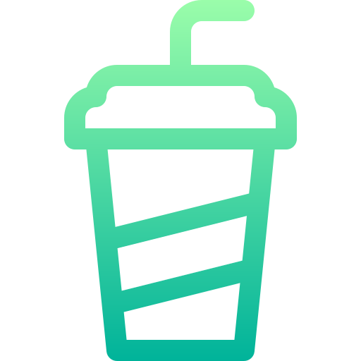 Drink Basic Gradient Lineal color icon