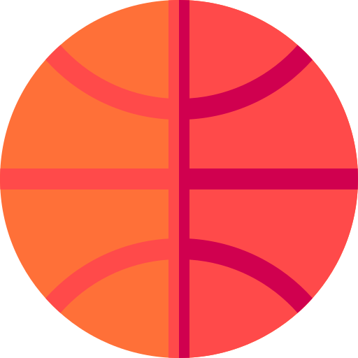 koszykówka Basic Rounded Flat ikona