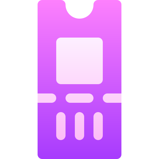 Validating ticket Basic Gradient Gradient icon