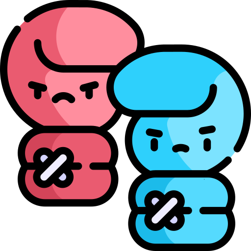 Boxing gloves Kawaii Lineal color icon