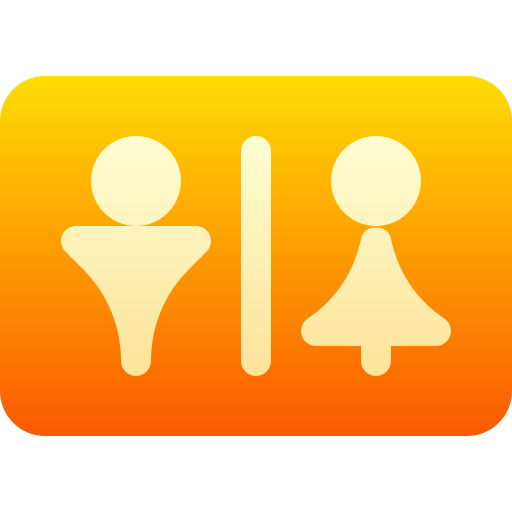 화장실 Basic Gradient Gradient icon