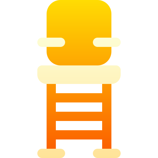 silla de salvavidas Basic Gradient Gradient icono