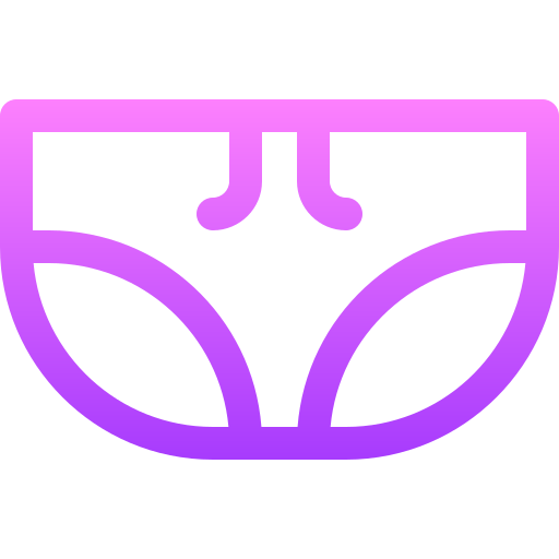 Swimsuit Basic Gradient Lineal color icon