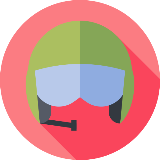 helm Flat Circular Flat icon