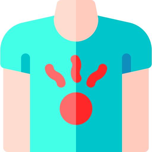腹痛 Basic Rounded Flat icon