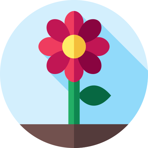 bloem Flat Circular Flat icoon