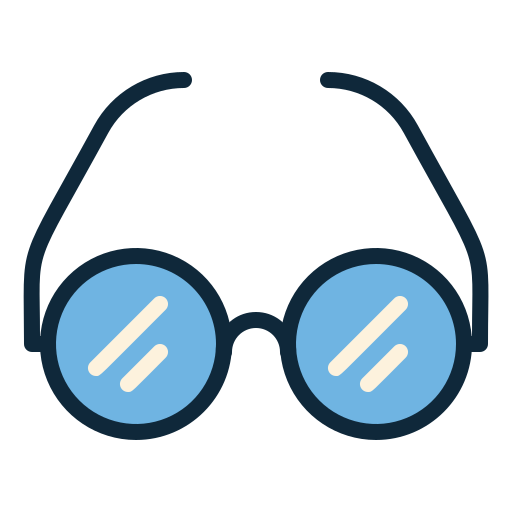 Eyeglasses Generic Outline Color icon