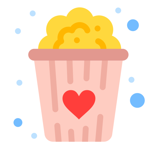 Popcorn Flatart Icons Flat icon