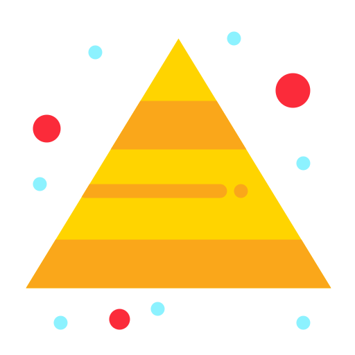 pyramide Flatart Icons Flat icon