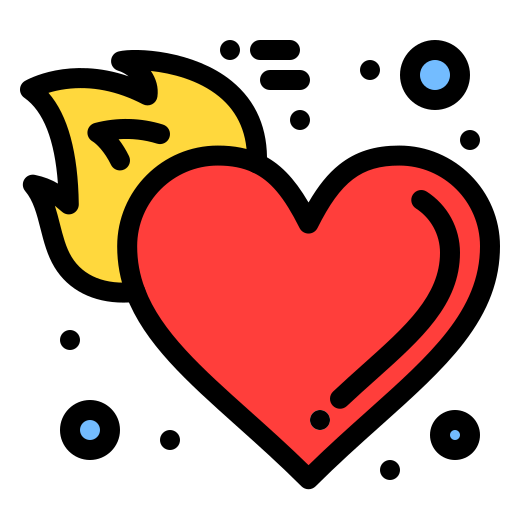 心臓 Flatart Icons Lineal Color icon
