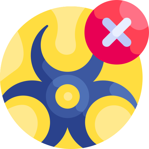 nietoksyczny Detailed Flat Circular Flat ikona