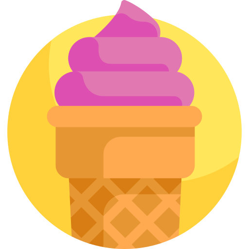 Ice cream Detailed Flat Circular Flat icon