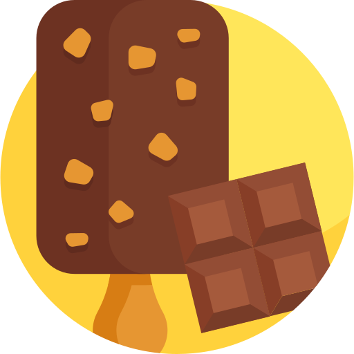 chocolate Detailed Flat Circular Flat icono