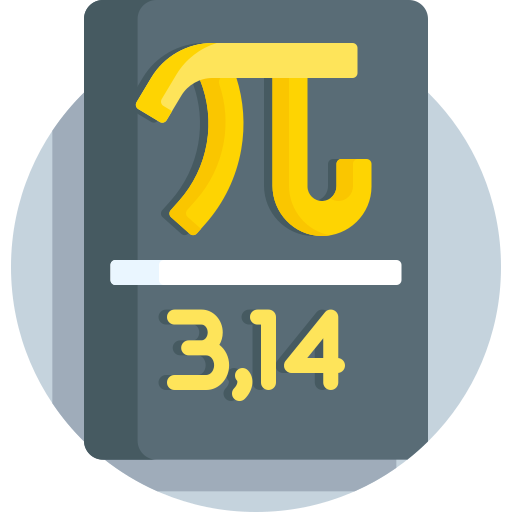 liczba pi Detailed Flat Circular Flat ikona