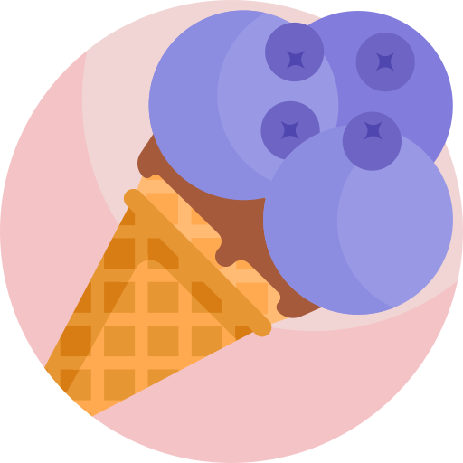 Blueberry Detailed Flat Circular Flat icon