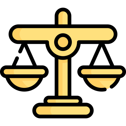 escala de ley Special Lineal color icono
