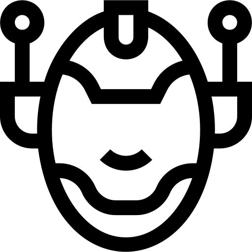 humanoidalny Basic Straight Lineal ikona