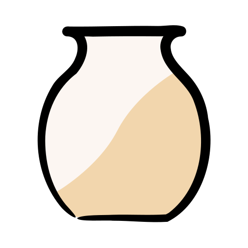 vaso Generic Hand Drawn Color icona