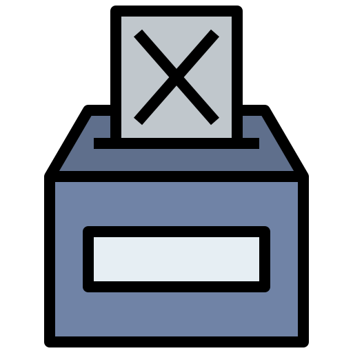 urna eleitoral Generic Outline Color Ícone