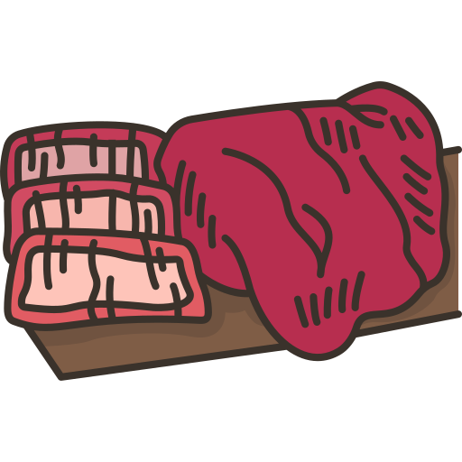 carne de kobe Amethys Design Lineal Color icono