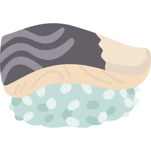 sushi Amethys Design Flat icona