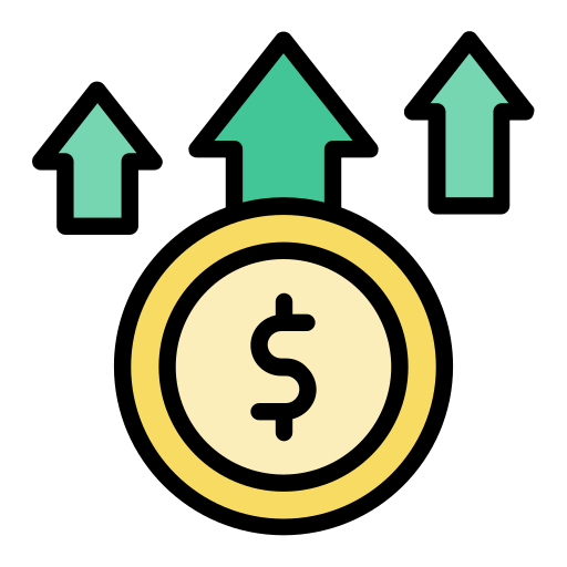 Growth Generic Outline Color icon