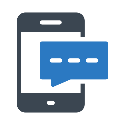 Chat box Generic Blue icon