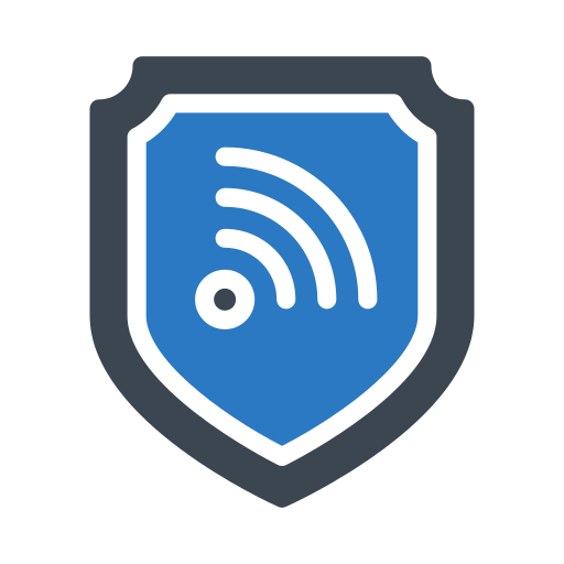 Wifi connection Generic Blue icon