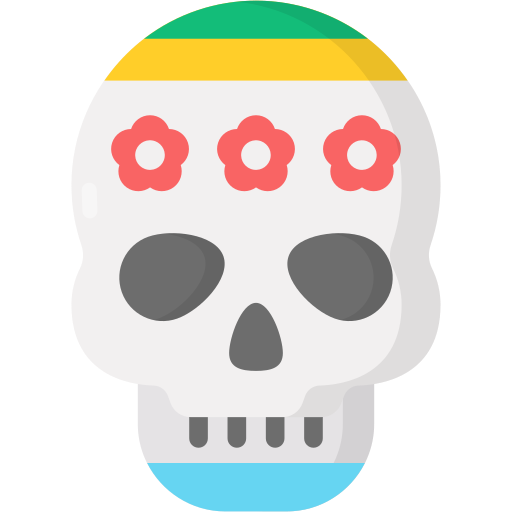 meksykańska czaszka Generic Flat ikona