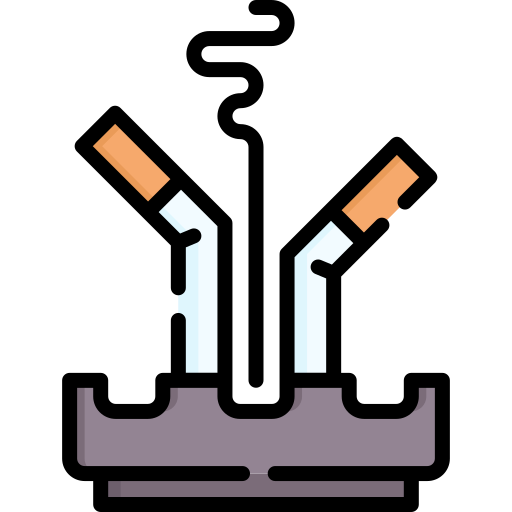 Ashtray Special Lineal color icon