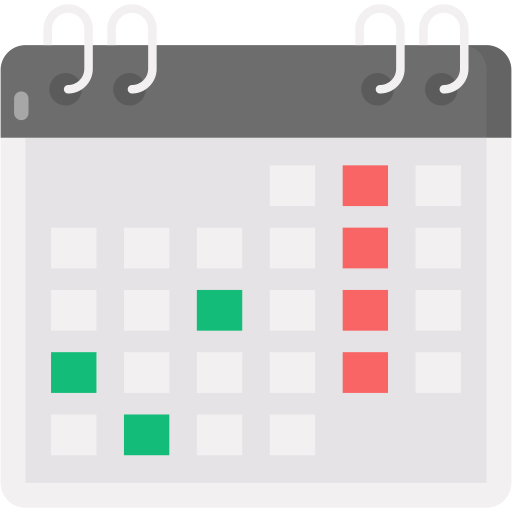 kalender Generic Flat icoon