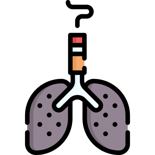 Lungs Special Lineal color icon
