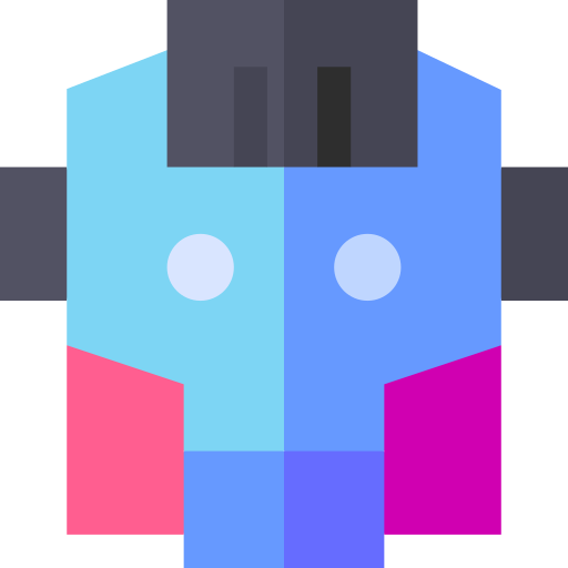 Robot Basic Straight Flat icon