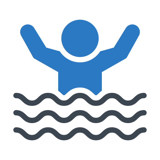 nadador Generic Blue icono