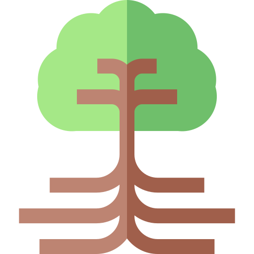 Tree of life Basic Straight Flat icon