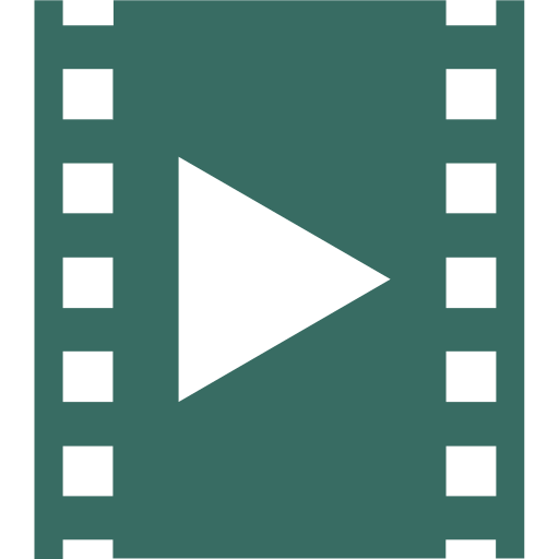 botón de video Generic Glyph icono
